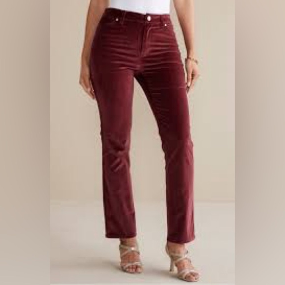 SOFT SURROUNDINGS BLAKELY VELVETEEN PANTS SZ 22W